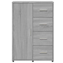 vidaXL 2 db szürke sonoma színű szerelt fa tálalószekrény 60x31x84 cm
