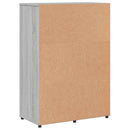 vidaXL 2 db szürke sonoma színű szerelt fa tálalószekrény 60x31x84 cm