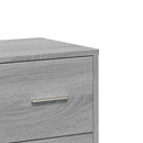 vidaXL 2 db szürke sonoma színű szerelt fa tálalószekrény 60x31x84 cm