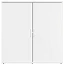 vidaXL 2 db fehér szerelt fa tálalószekrény 79 x 38 x 80 cm