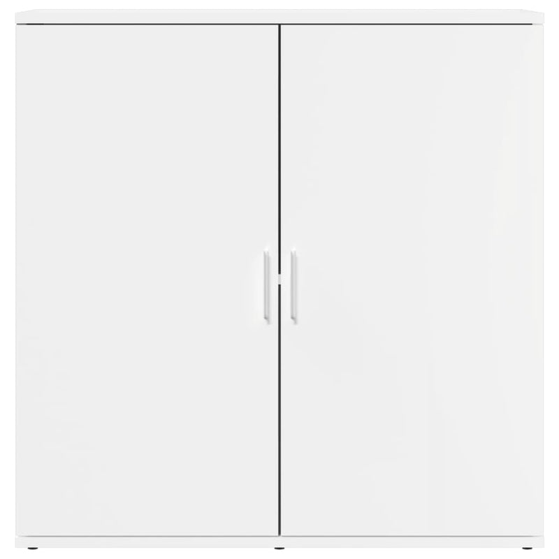 vidaXL 2 db fehér szerelt fa tálalószekrény 79 x 38 x 80 cm