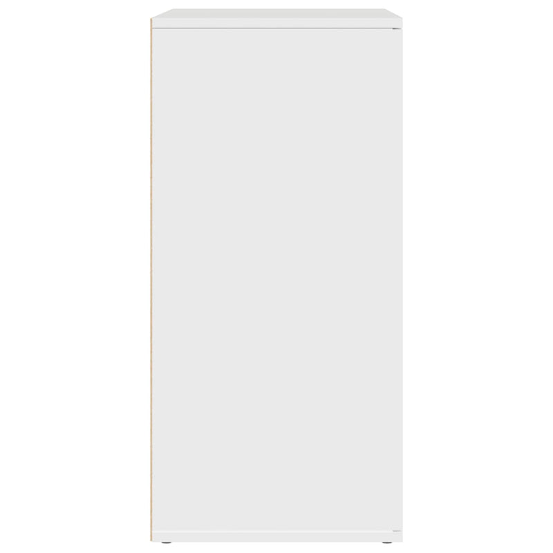 vidaXL 2 db fehér szerelt fa tálalószekrény 79 x 38 x 80 cm