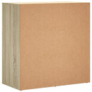 vidaXL 2 db sonoma tölgy színű szerelt fa tálalóasztal 79 x 38 x 80 cm