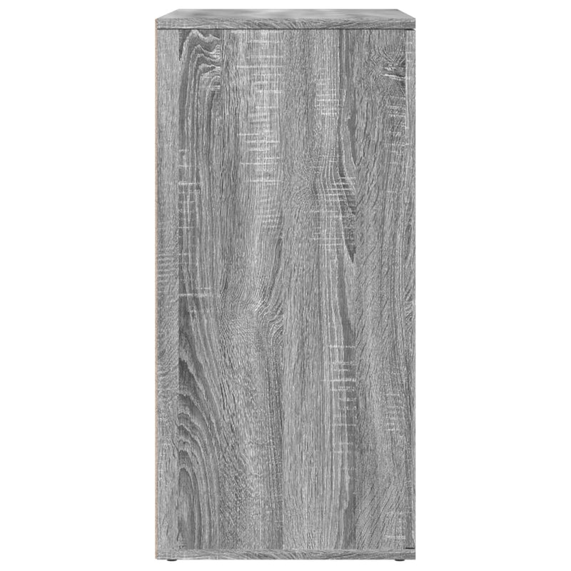 vidaXL 2 db szürke sonoma színű szerelt fa tálalószekrény 79x38x80 cm