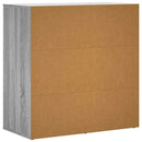 vidaXL 2 db szürke sonoma színű szerelt fa tálalószekrény 79x38x80 cm