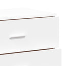 vidaXL 3 db fehér szerelt fa tálalószekrény