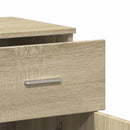 vidaXL 2 db sonoma tölgy színű szerelt fa tálalóasztal 79 x 38 x 80 cm