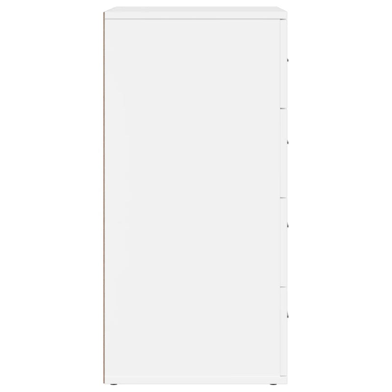 vidaXL 2 db fehér szerelt fa tálalószekrény 60 x 39 x 80 cm