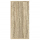 vidaXL 2 db sonoma tölgy színű szerelt fa tálalóasztal 60 x 39 x 80 cm