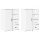 vidaXL 2 db fehér szerelt fa tálalószekrény 59 x 39 x 80 cm