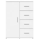 vidaXL 2 db fehér szerelt fa tálalószekrény 59 x 39 x 80 cm