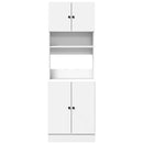 vidaXL fehér szerelt fa konyhaszekrény 60 x 50 x 180 cm