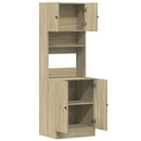 vidaXL sonoma tölgy színű szerelt fa konyhaszekrény 60 x 50 x 180 cm