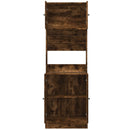 vidaXL füstös tölgy színű szerelt fa konyhaszekrény 60 x 50 x 180 cm