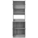 vidaXL szürke sonoma színű szerelt fa konyhaszekrény 60 x 50 x 180 cm