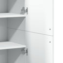 vidaXL fehér szerelt fa magasszekrény 80 x 35 x 180 cm