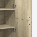 vidaXL sonoma tölgy színű szerelt fa magasszekrény 80 x 35 x 180 cm