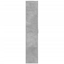 vidaXL betonszürke szerelt fa magasszekrény 80 x 35 x 180 cm