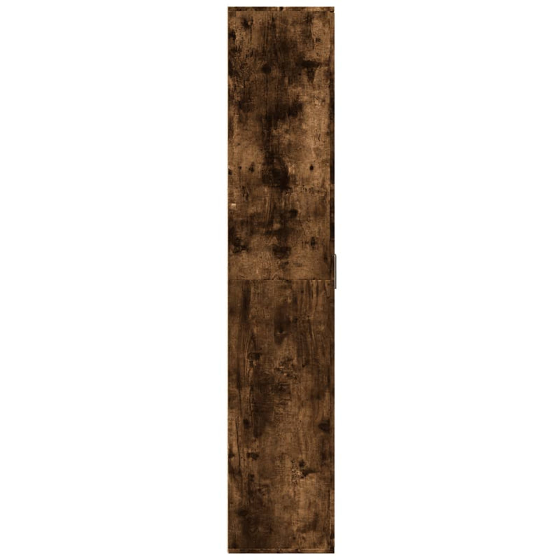 vidaXL füstös tölgy színű szerelt fa magasszekrény 80 x 35 x 180 cm