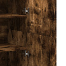 vidaXL füstös tölgy színű szerelt fa magasszekrény 80 x 35 x 180 cm