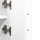 vidaXL fehér szerelt fa magasszekrény 70 x 35 x 180