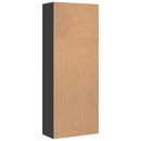 vidaXL fekete szerelt fa magasszekrény 70 x 35 x 180