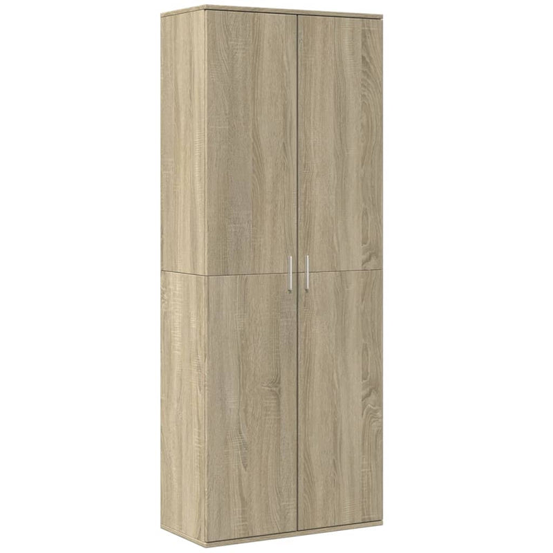 vidaXL sonoma tölgy színű szerelt fa magasszekrény 70 x 35 x 180