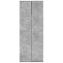 vidaXL betonszürke szerelt fa magasszekrény 70 x 35 x 180