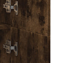 vidaXL füstös tölgy színű szerelt fa magasszekrény 70 x 35 x 180