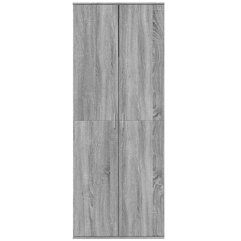 vidaXL szürke sonoma színű szerelt fa magasszekrény 70 x 35 x 180