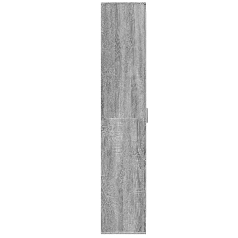 vidaXL szürke sonoma színű szerelt fa magasszekrény 70 x 35 x 180