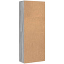 vidaXL szürke sonoma színű szerelt fa magasszekrény 70 x 35 x 180