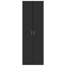 vidaXL fekete szerelt fa magasszekrény 60 x 35 x 180 cm