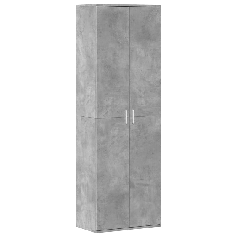 vidaXL betonszürke szerelt fa magasszekrény 60 x 35 x 180 cm