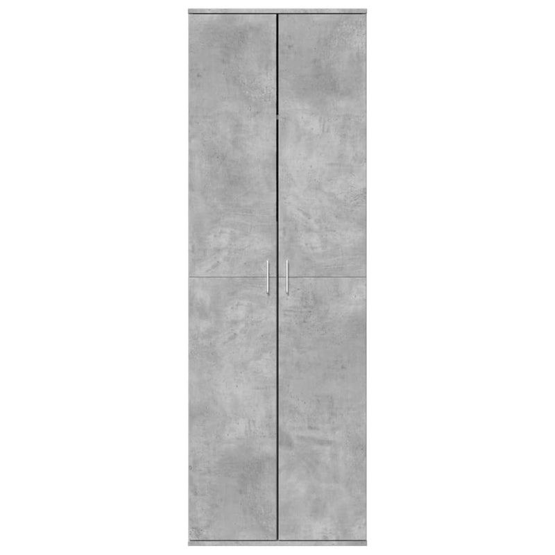 vidaXL betonszürke szerelt fa magasszekrény 60 x 35 x 180 cm