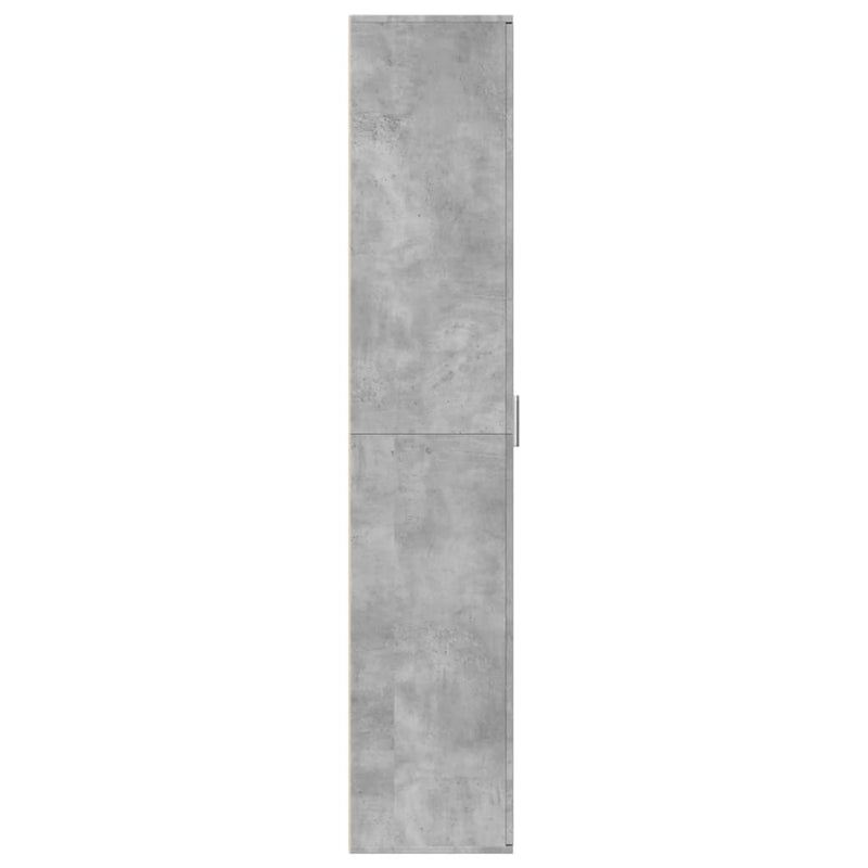 vidaXL betonszürke szerelt fa magasszekrény 60 x 35 x 180 cm