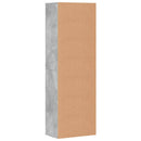 vidaXL betonszürke szerelt fa magasszekrény 60 x 35 x 180 cm