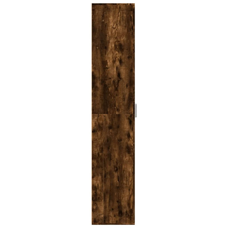 vidaXL füstös tölgy színű szerelt fa magasszekrény 60 x 35 x 180 cm