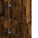 vidaXL füstös tölgy színű szerelt fa magasszekrény 60 x 35 x 180 cm