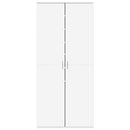 vidaXL fehér szerelt fa cipősszekrény 80 x 39 x 178 cm