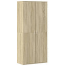 vidaXL sonoma tölgy színű szerelt fa cipősszekrény 80 x 39 x 178 cm