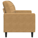 vidaXL barna bársony kanapéfotel 60 cm