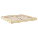 vidaXL sonoma tölgy színű szerelt fa ágykeret matrac nélkül 180x200 cm