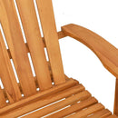 vidaXL tömör tíkfa kerti Adirondack hintaszék
