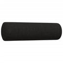 vidaXL 4 részes fekete szövet ülőgarnitúra lábtartóval/párnával