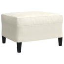 vidaXL 4 részes krém bársony ülőgarnitúra párnákkal