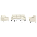 vidaXL 4 részes krémszínű bársony ülőgarnitúra párnákkal
