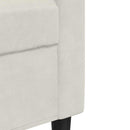 vidaXL 2 részes krém bársony ülőgarnitúra párnákkal