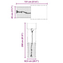 vidaXL tömör fenyőfa kültéri játszószett