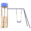 vidaXL tömör fenyőfa kültéri játszószett